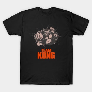 Godzilla vs Kong - Official Team Kong Neon T-Shirt